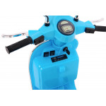 Elektrická motorka Vespa - modrá